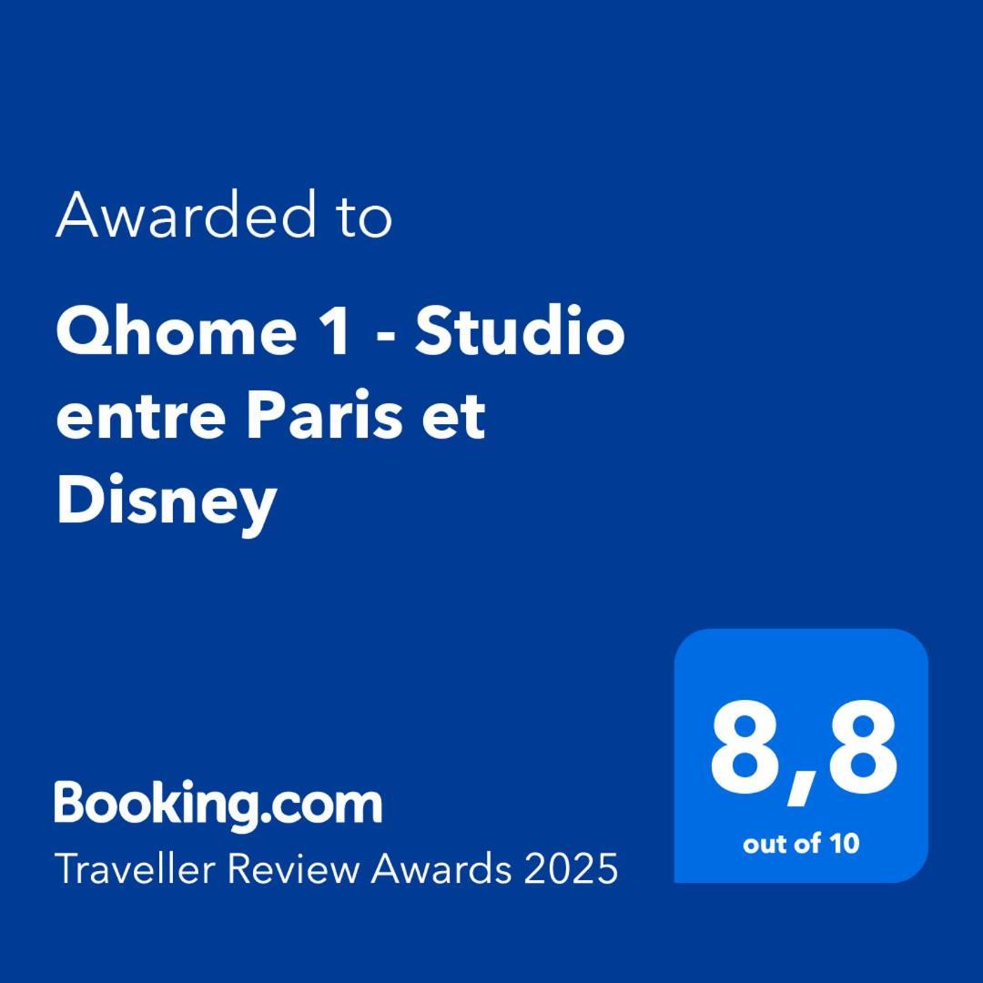 Qhome 1 - Studio Entre Paris Et Disney 빌리에쉬르마른 외부 사진
